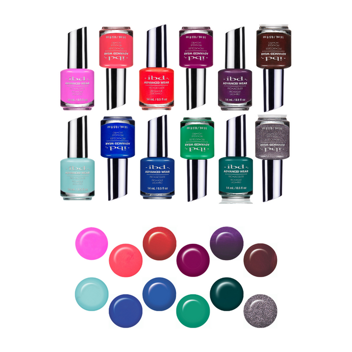 IBD Advanced Wear Lacquer bundle 6 - Professional Salon Brands