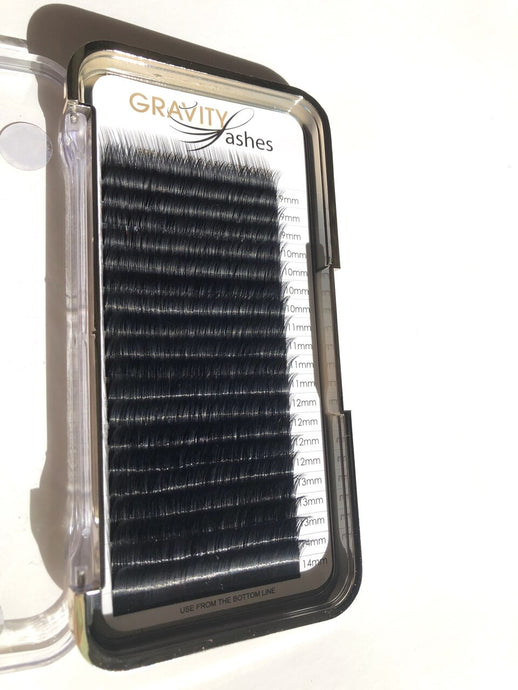 Gravity Lashes Lash C Curl 0.15 Volume II 20 Line 12mm - Professional Salon Brands