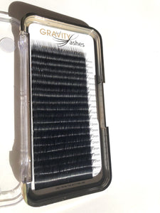 Gravity Lashes Lash C Curl 0.03 Volume I - NEW 20 Line Mixed Tray - Professional Salon Brands