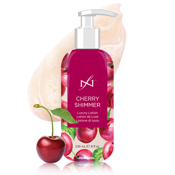 Famous Names Cherry Shimmer Luxury Lotion 236ml