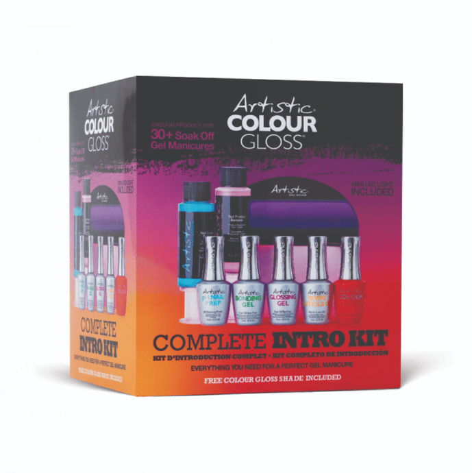 Artistic Nail Colour Gloss Complete Intro Kit - Professional Salon Brands