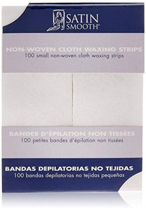 Satin Smooth Small Non-Woven Cloth Waxing Strips 100	pack - Professional Salon Brands