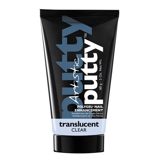 Artistic Putty Polygel - Translucent Clear 60g - Professional Salon Brands