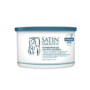 Satin Smooth Titanium Blue Thin Film Hard Wax 397g - Professional Salon Brands