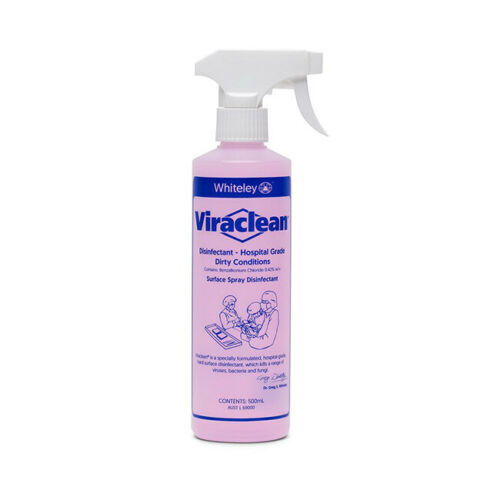 VIRACLEAN DISINFECTANT 500ML SPRAY BOTTLE