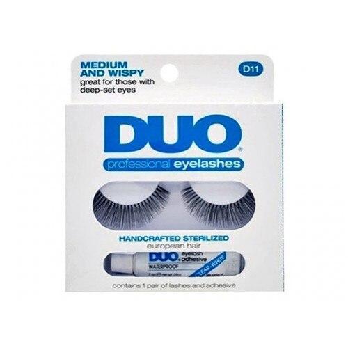 DUO Medium and Wispy Eyelashes D11 - WITHOUT GLUE - Professional Salon Brands