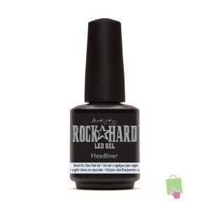Rock Hard LED GEL   -   HEADLINER   -   Brush On Clear Gel - Professional Salon Brands