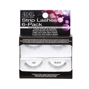 Ardell Lashes Natural Lash 109 Black 6pk - Professional Salon Brands