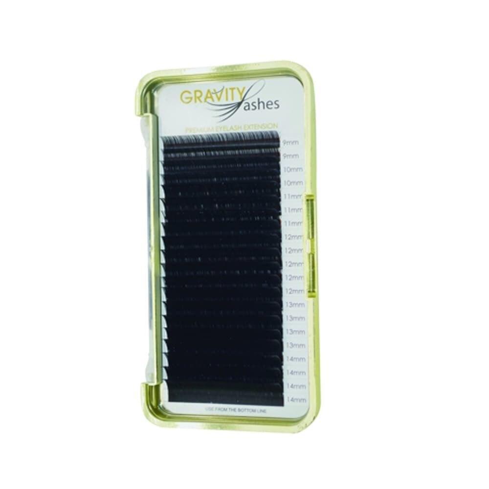Gravity Lashes 0.07mm C Curl Volume II - Mixed Length Tray - Professional Salon Brands