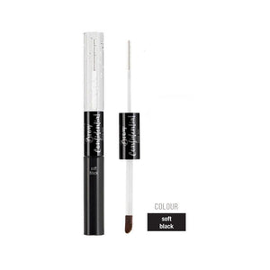 Ardell Beauty Brow Confidential Duo - Soft Black + FREE Matching Stroke A Brow - Professional Salon Brands