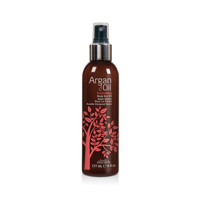 Body Drench Argan Oil Emulsifying Dry Oil 177ml - Professional Salon Brands