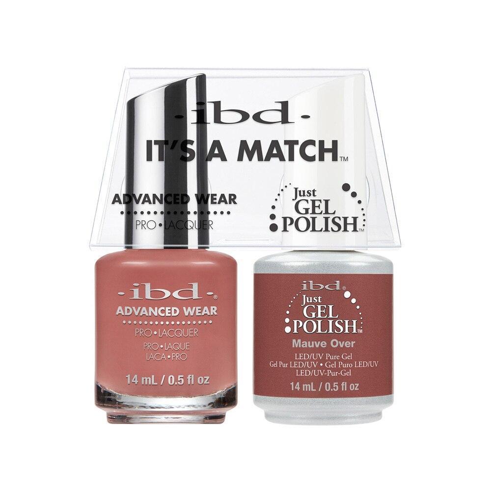 ibd Gel Polish & Lacquer Duo - Mauve Over - Professional Salon Brands