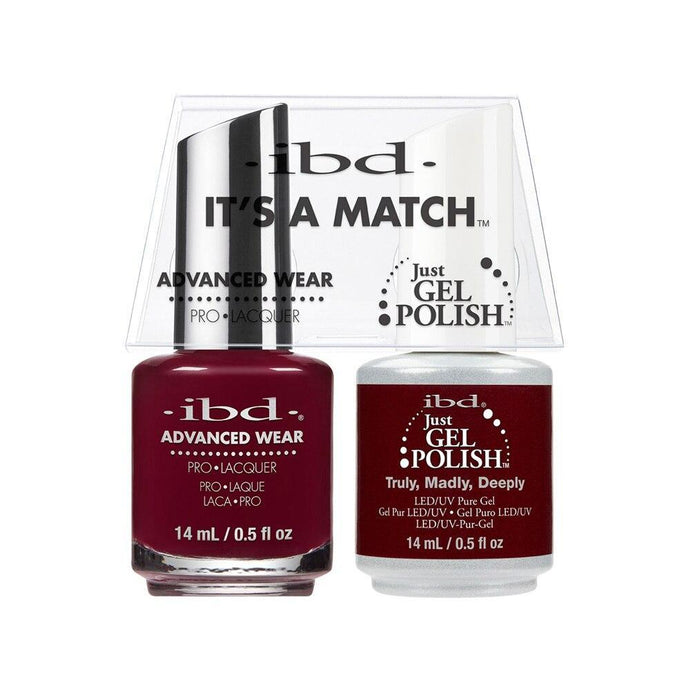 ibd Gel Polish & Lacquer Duo - Truly, Madly, Deeply - Professional Salon Brands