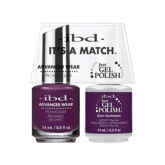 ibd Gel Polish & Lacquer Duo - Con-fuchsion - Professional Salon Brands