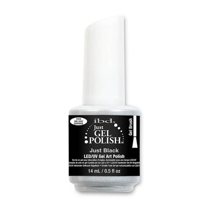 ibd Just Gel Polish 14ml - Just Black Gel Art - Professional Salon Brands