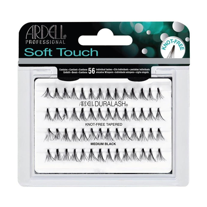 Ardell Lashes Soft Touch Individuals Knot-Free - Medium Black - Professional Salon Brands