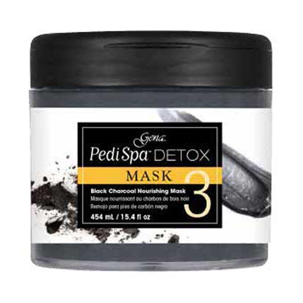 Gena Pedi Spa Detox Black Charcoal Nourishing Mask 454ml - Professional Salon Brands