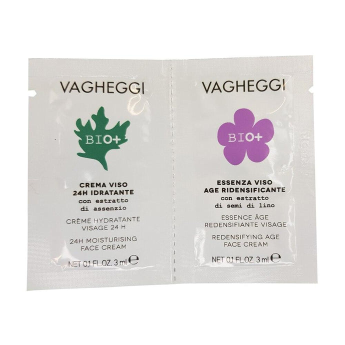 Vagheggi BIO+ Redensifying Essence and 24Hr Face Cream Sample 6ml - Professional Salon Brands