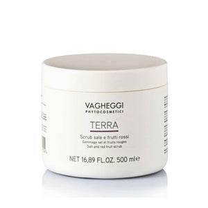 Vagheggi Terra Salt and Red Fruit Scrub 500ml - Professional Salon Brands