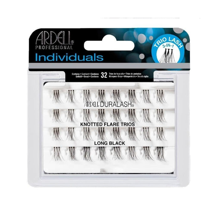 Ardell Lashes Trio Individuals - Long Black - Professional Salon Brands