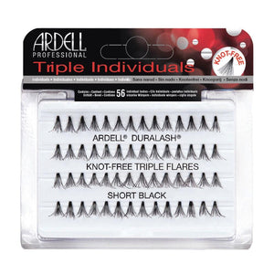 Ardell Lashes Triple Individuals - Short Black - Professional Salon Brands