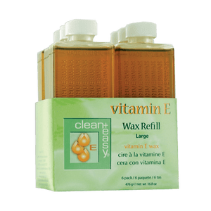 Clean & Easy Vitamin E Leg Refill 6 Pack - Professional Salon Brands