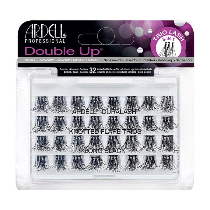 Ardell Lashes Double Trio Individuals - Medium Black - Professional Salon Brands