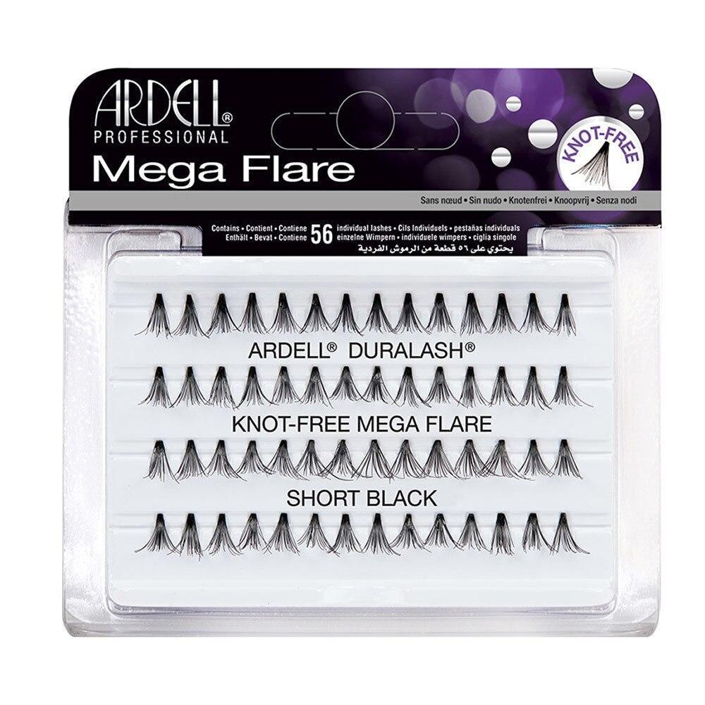 Ardell Lashes Mega Individuals Knot Free - Short Black - Professional Salon Brands