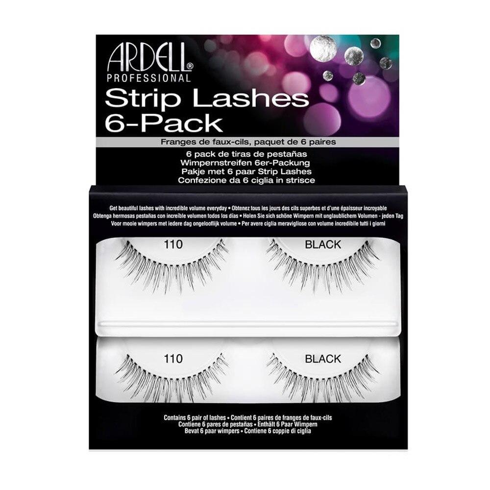 Ardell Lashes Natural Lash 110 Black 6pk - Professional Salon Brands