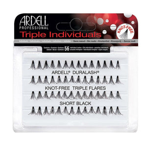 Ardell Lashes Triple Individuals - Short Black - Professional Salon Brands