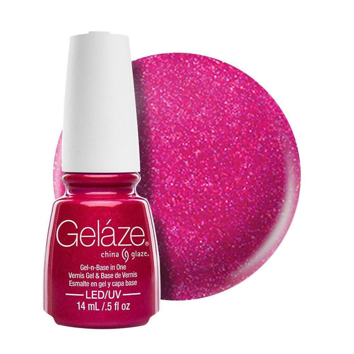 China Glaze Gelaze Gel & Base 14ml - 108 Degrees - Professional Salon Brands
