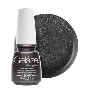 China Glaze Gelaze Gel & Base 14ml - Black Diamond - Professional Salon Brands