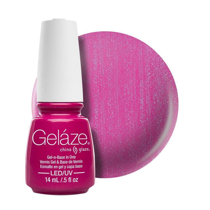 China Glaze Gelaze Gel & Base 14ml - Caribbean Temptation - Professional Salon Brands