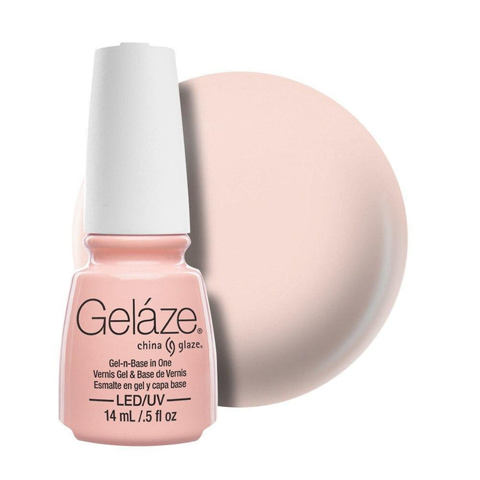 China Glaze Gelaze Gel & Base 14ml - Diva Bride - Professional Salon Brands