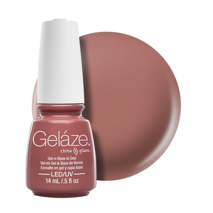 China Glaze Gelaze Gel & Base 14ml - Dress Me Up - Professional Salon Brands