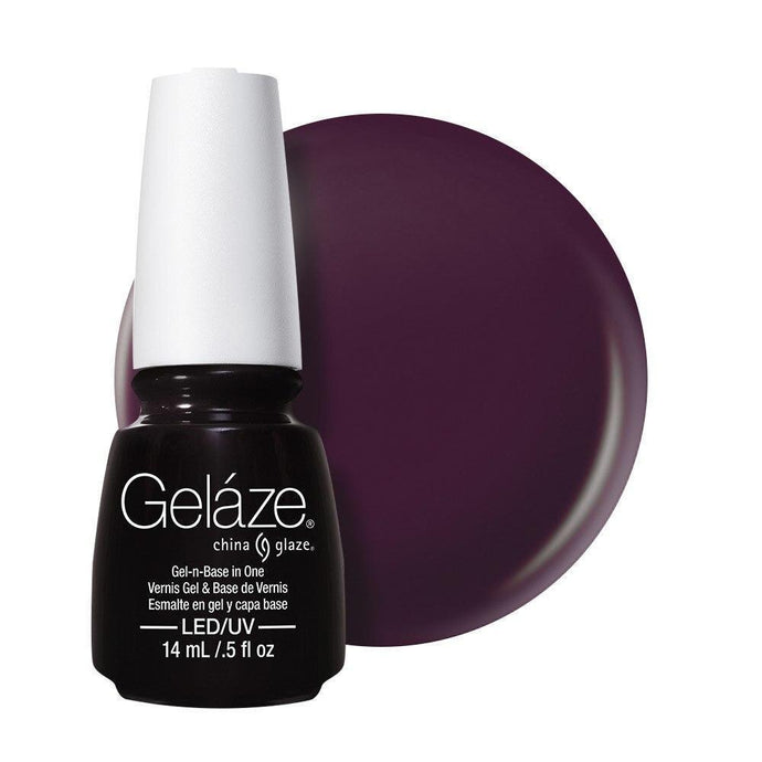 China Glaze Gelaze Gel & Base 14ml - Evening Seduction - Professional Salon Brands