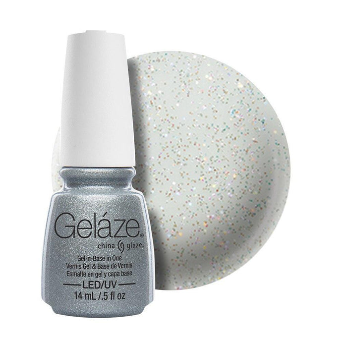 China Glaze Gelaze Gel & Base 14ml - Fairy Dust - Professional Salon Brands