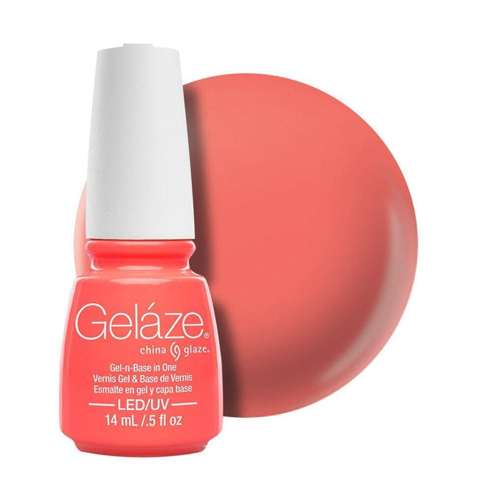 China Glaze Gelaze Gel & Base 14ml - Flip Flop Fantasy - Professional Salon Brands