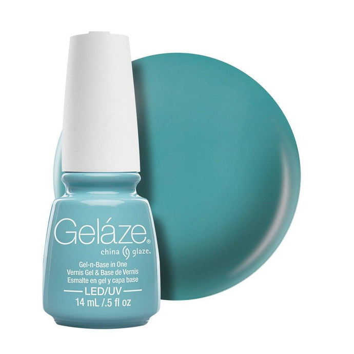 China Glaze Gelaze Gel & Base 14ml - For Audrey - Professional Salon Brands