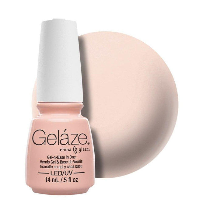 China Glaze Gelaze Gel & Base 14ml - Innocence - Professional Salon Brands
