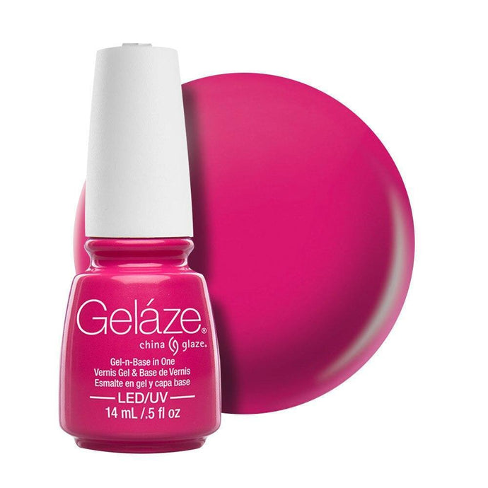 China Glaze Gelaze Gel & Base 14ml - Rich & Famous - Professional Salon Brands