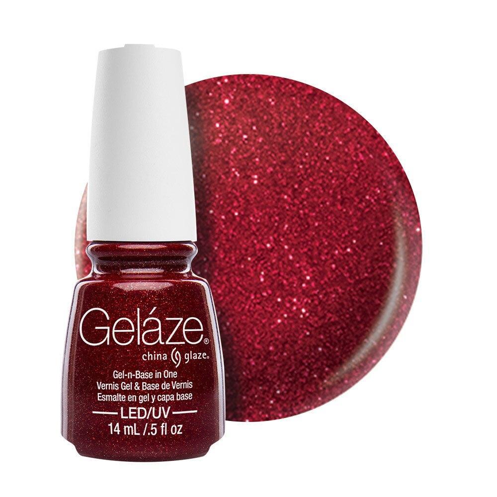 China Glaze Gelaze Gel & Base 14ml - Ruby Pumps - Professional Salon Brands