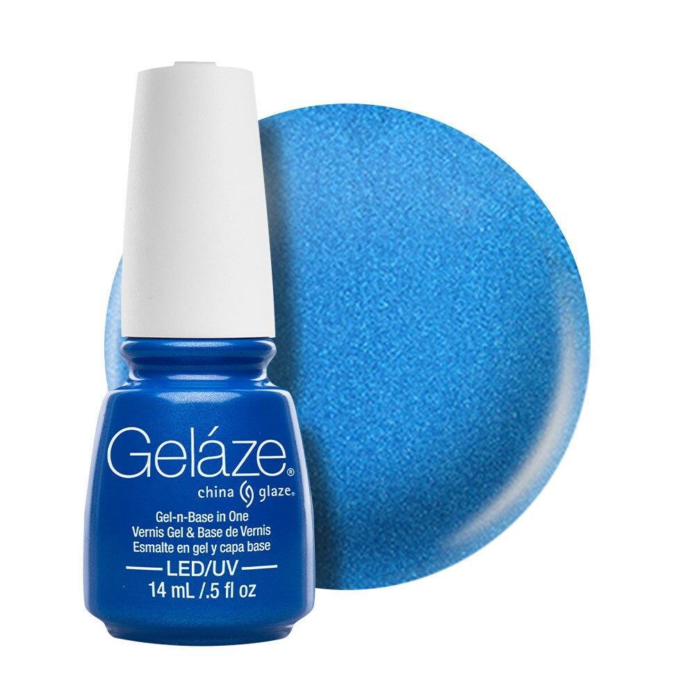 China Glaze Gelaze Gel & Base 14ml - Splish Splash - Professional Salon Brands