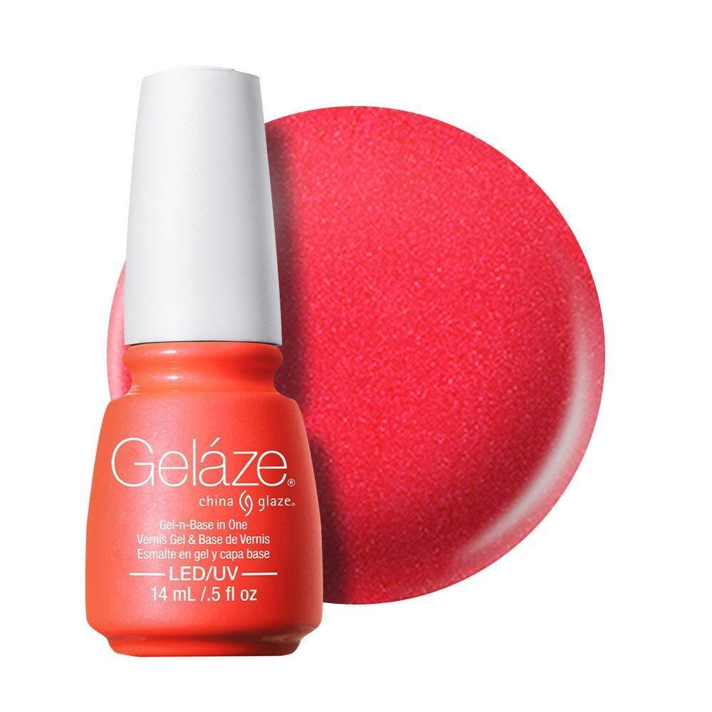 China Glaze Gelaze Gel & Base 14ml - Surfin' For Boys - Professional Salon Brands