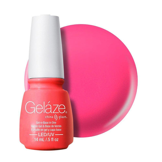 China Glaze Gelaze Gel & Base 14ml - Thistle Do Nicely - Professional Salon Brands