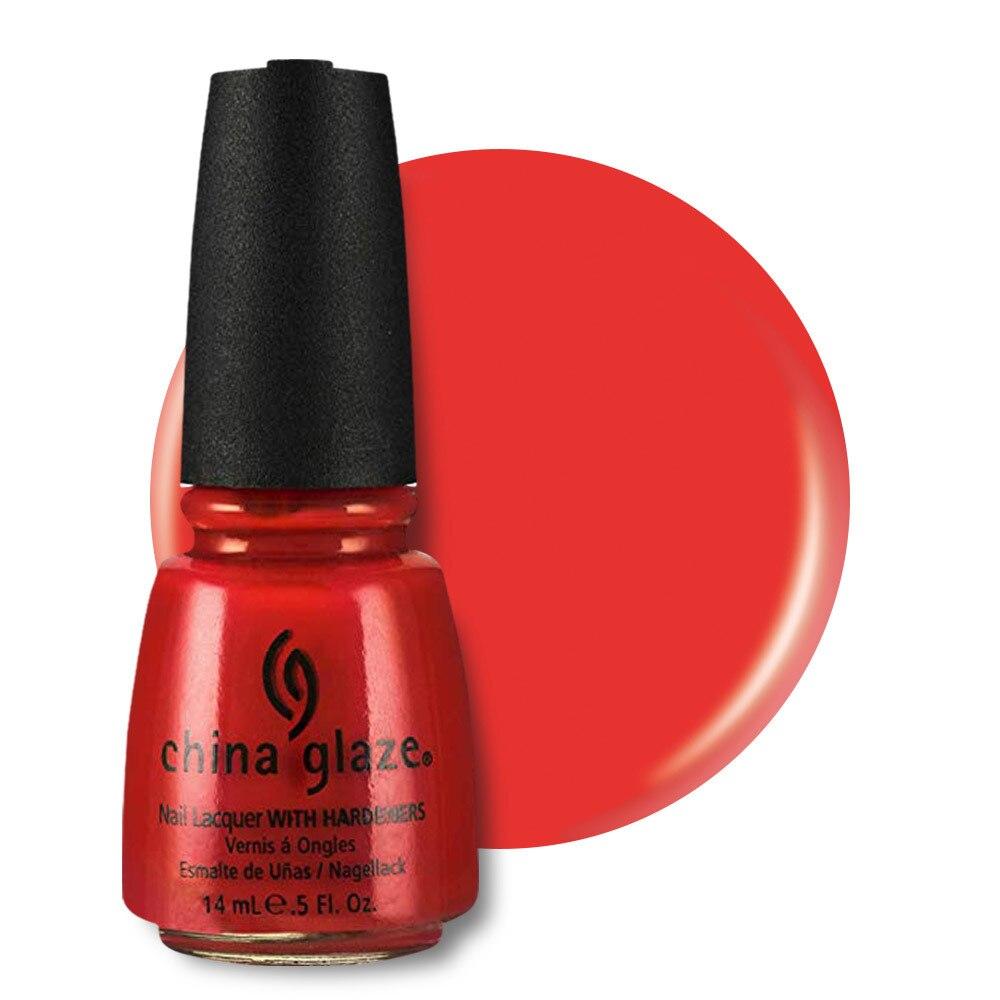 China Glaze Nail Lacquer 14ml - Aztec Orange - Professional Salon Brands