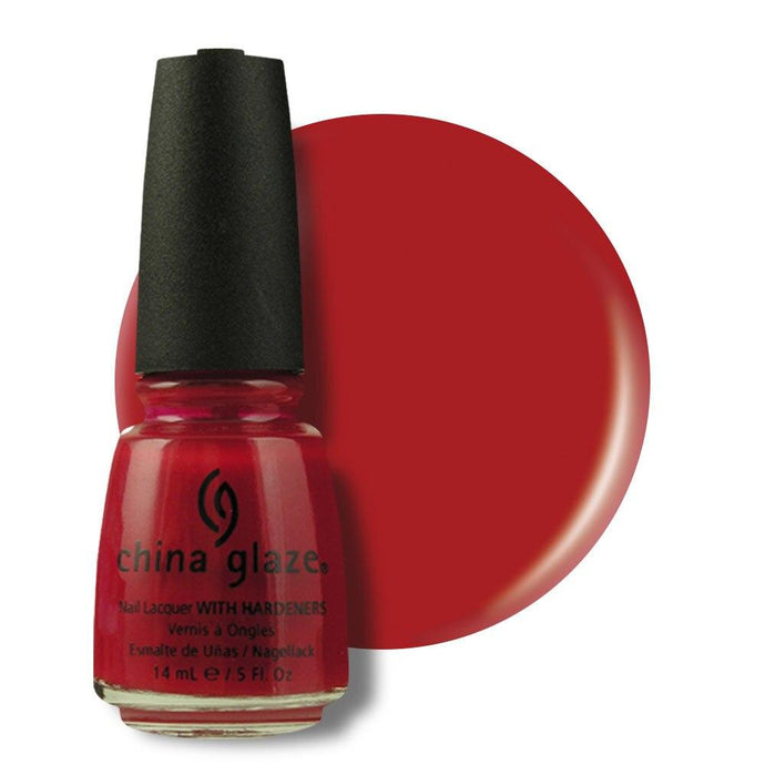 China Glaze Nail Lacquer 14ml - China Rouge - Professional Salon Brands