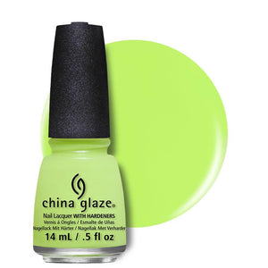 China Glaze Nail Lacquer 14ml - Grass Is Lime Greener - Professional Salon Brands
