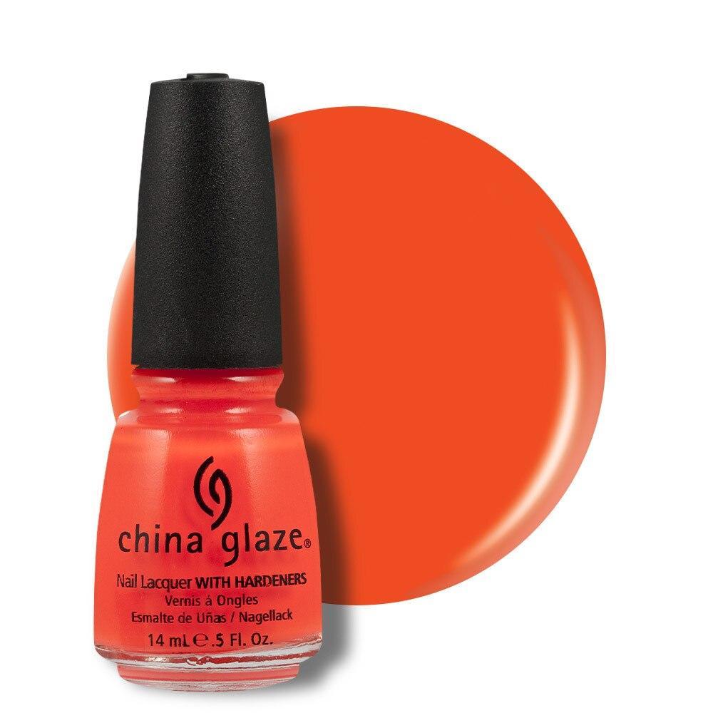 China Glaze Nail Lacquer 14ml - Orange Knockout - Professional Salon Brands