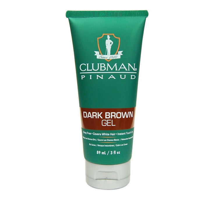 Clubman Pinaud Temporary Dark Brown Gel 85g - Professional Salon Brands
